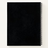 Retro-Lehrer im 70er-Stil Notizblock (Rückseite)