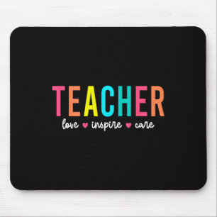 Retro-Lehrer Inspirierendes Zurück-in-die-Schule-K Mousepad