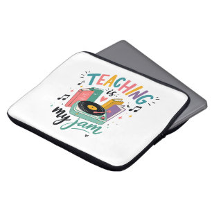 Retro-Lehrer ist mein Ding Vinyl-Schallplatte Lehr Laptopschutzhülle