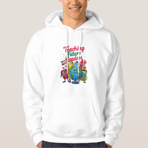 Retro-Lehrer unterrichtet zukünftige Führungskräft Hoodie