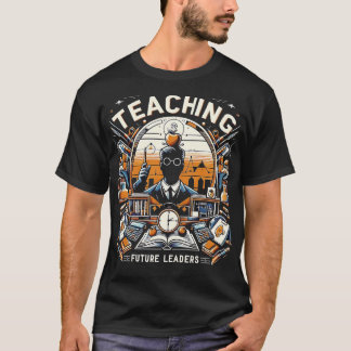 Retro-Lehrer Zukunft Führende Lehrer Zurück in die T-Shirt