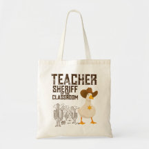 Retro-Lehrer Zurück zur Schule Sheriff Funny Goose