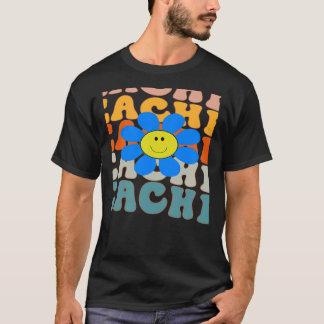 Retro-Lehrerin Daisy farbenfroh zurück zur Schule  T-Shirt