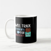 Retro-Lehrerin Valentine wird Studierende für die Kaffeetasse (Links)