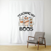 Retro lehrt mein Boos Halloween Wandteppich (Beispiel)