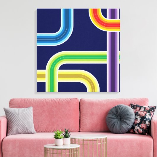 Retro Leinwanddruck (Insitu (Wohnzimmer))