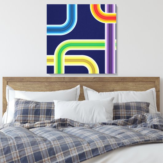 Retro Leinwanddruck (Insitu (Schlafzimmer))