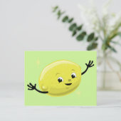 Retro Lemon Typ Postkarte (Stehend Vorderseite)