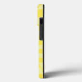 Retro Lemon Yellow Paston Warped Checkerboard Case-Mate iPhone Hülle (Rückseite / Links)