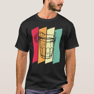 Retro Lemonade Lemons Straw - Vintag Cold Lemonad T-Shirt