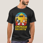 Retro Lemonade Security Lemonade Lemon Stand Secu T-Shirt (Vorderseite)