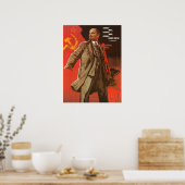 Retro Lenin Poster aus der russischen Revolution (Küche)