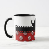 Retro Lenkstangen-Schnurrbart-Schnurrbart Tasse (Links)