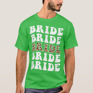 Retro Leopard Bride T-Shirt