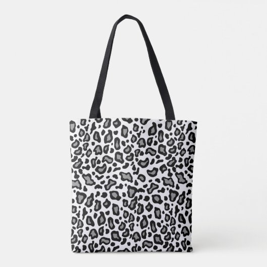 Retro Leopard Drucktasche Tasche (Rückseite)