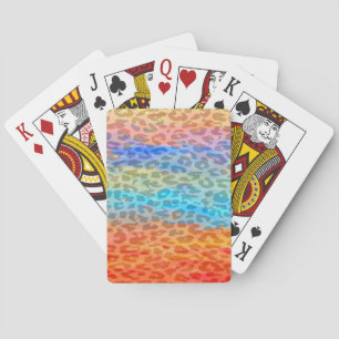 Retro Leopard Print Skin 2 Spielkarten