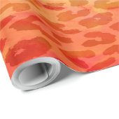 Retro Leopard Print Skin Fur Geschenkpapier (Rolleneckpunkt)