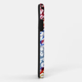 Retro Leopard Print Skin (rot, blau, gelb) Case-Mate iPhone Hülle (Hinten/Rechts)