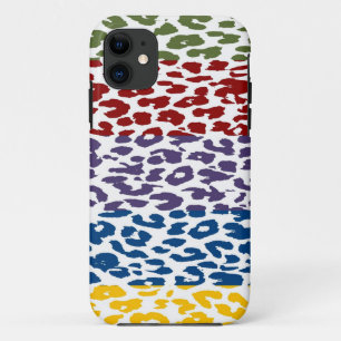 Retro Leopard Print Skin Strip Muster iPhone 11 Hülle