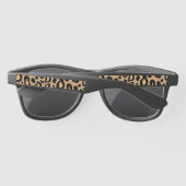 Retro Leopard Print Sonnenbrille (Rückseite)