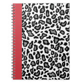Retro Leopard Teacher Office School Notebook Gesch Notizblock (Vorderseite)