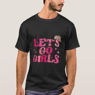 Retro Let's Go Girls Country Western Cowgirl T-Shirt