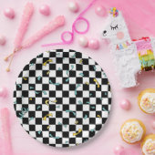 Retro Let's Party Geburtstag Pappteller (Party)