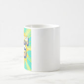 Retro-Lettern Traum groß Text Kaffeetasse (Mittel)