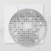 Retro Letzte Disco Brautparty Einladung (Rückseite)