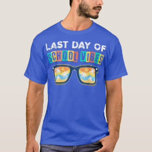 Retro Letzten Tag der Schule Vibes Abschluss Funny T-Shirt