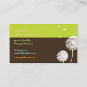 Retro-Leuchter/DIY-Hintergrund/Moss-Grün Visitenkarte (Rückseite)