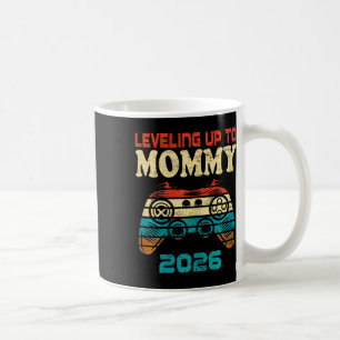 Retro Level Aufstieg Zur Mama 2026 Schwangerschaft Kaffeetasse