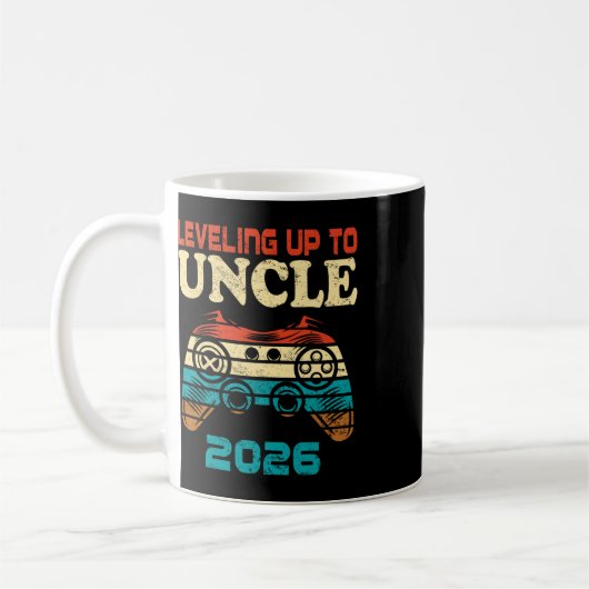 Retro Leveling Up To Uncle 2026 Pregnancy Announce Kaffeetasse (Links)