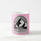 Retro Lewisburg West Virginia � Spirit of Australi Kaffeetasse (Mittel)