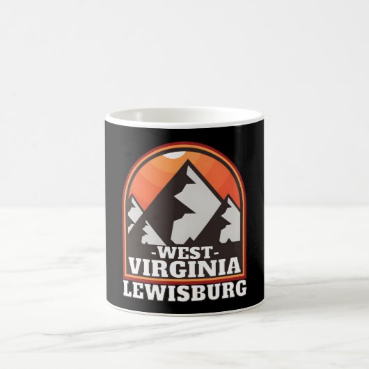Retro Lewisburg West Virginia � Spirit of Australi Kaffeetasse (Mittel)