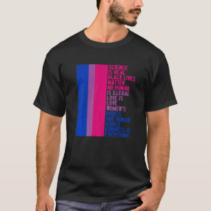 Retro LGB Die Liebe für den Bisexuellen Stolz ist T-Shirt