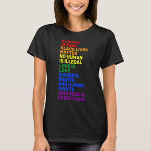 Retro LGBT sein, du Regenbogenflagge Gay und lesbi T-Shirt