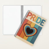 Retro-LGBTQ+-Stolz Notizblock (Innen)