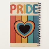 Retro-LGBTQ+-Stolz Notizblock (Rückseite)