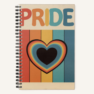 Retro-LGBTQ+-Stolz Notizblock