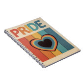 Retro-LGBTQ+-Stolz Notizblock (Rechte Seite)
