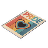 Retro-LGBTQ+-Stolz Notizblock (Linke Seite)