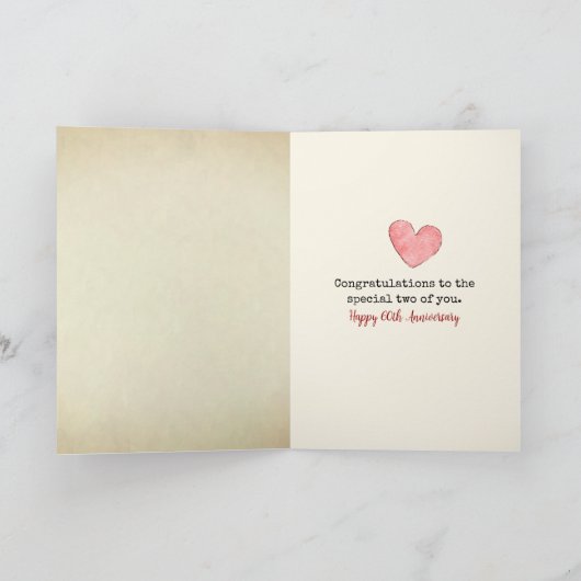 Retro Library Card 60 Jahre alt Karte (Innenseite)