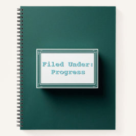 Retro Library Card Catalog | Scholarly Vintage Notizblock