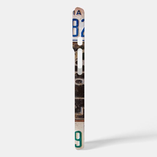 Retro-License-Teller Case-Mate iPhone Hülle (Rückseite / Links)