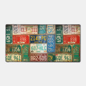 Retro License Tellers Collection Schreibtischunterlage (Vorderseite)