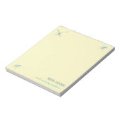 Retro-licious Modernes Notepad Notizblock (Rotiert)