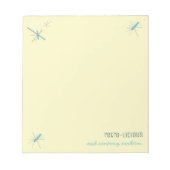 Retro-licious Modernes Notepad Notizblock (Vorderseite)