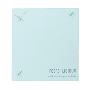 Retro-licious Notizblock im Mid-Century-Modern-Sti