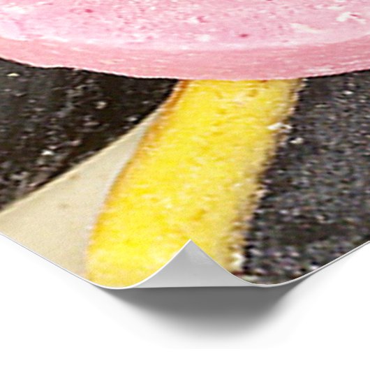 Retro Licorice Candy Poster (Ecke)